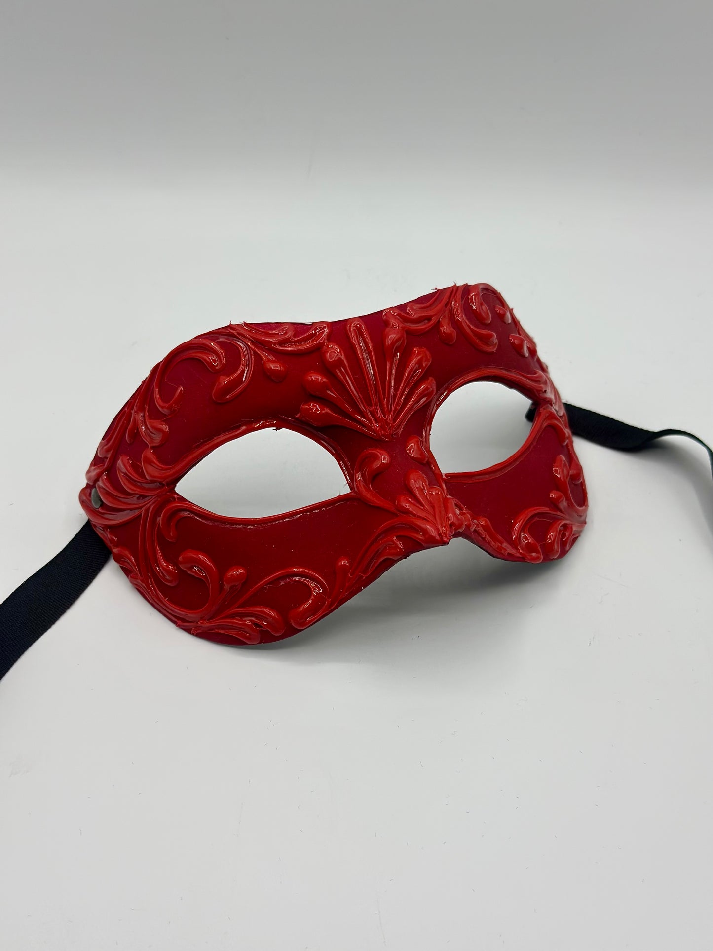 Venetiaanse Masker Set voor Koppels – Luxe rood op rood barok – Voor Maskerade, gala & Carnaval - Halloween maskers