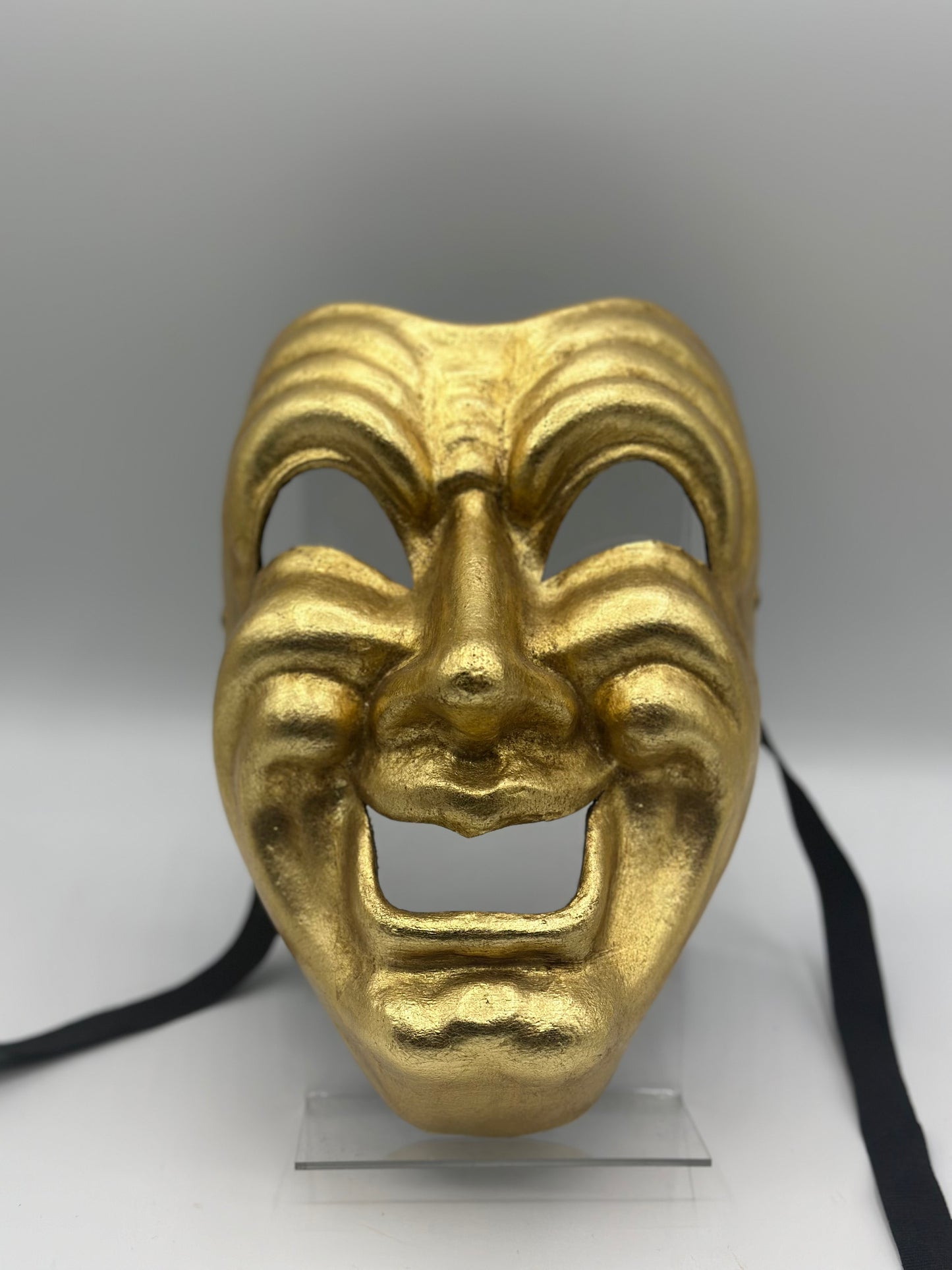 Ensemble Masque Tragédie et Comédie en or - Masques Comedia dell'arte.