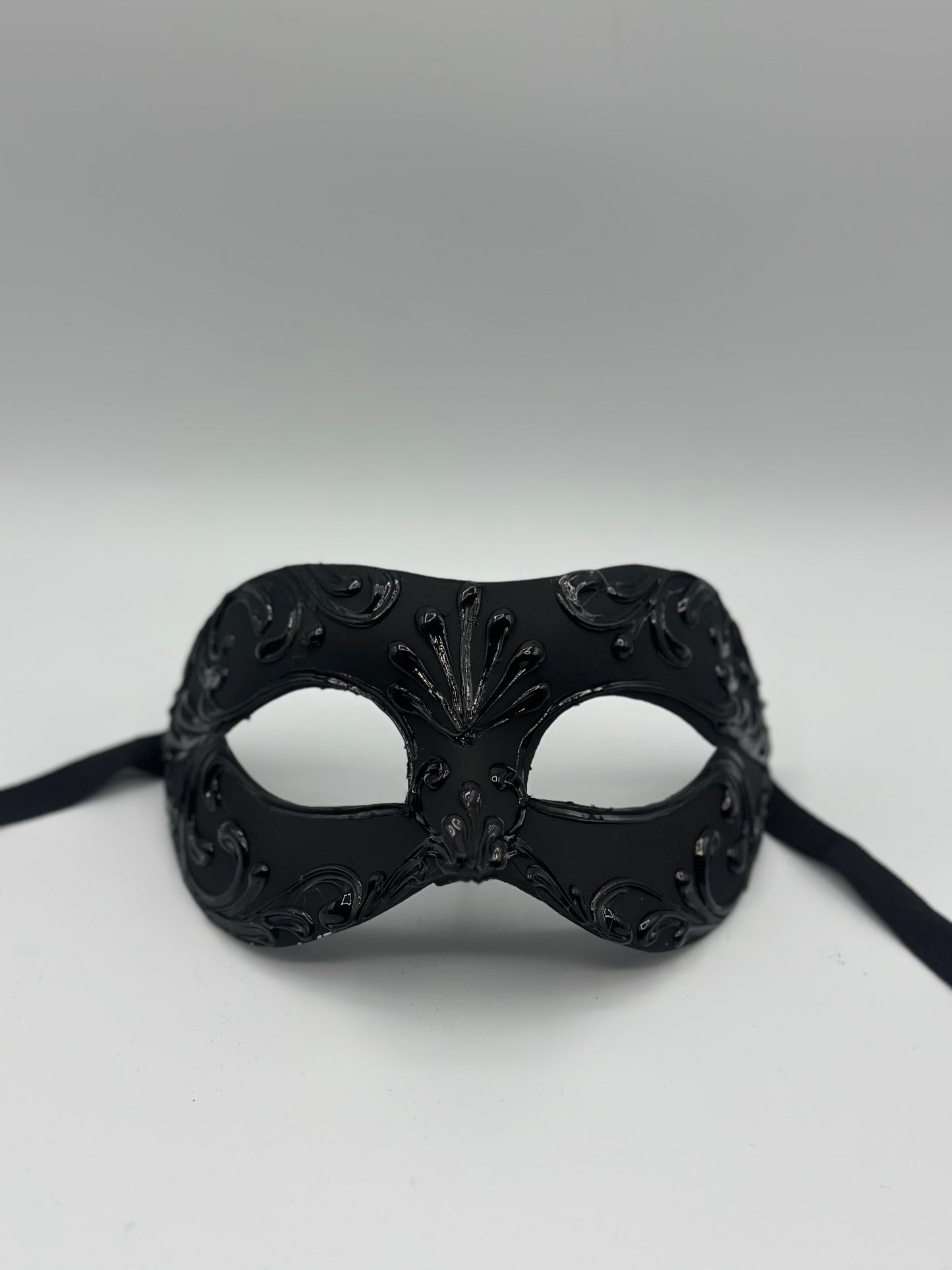 Venetiaanse Masker Set voor Koppels – Luxe zwart op zwart barok – Voor Maskerade, gala & Carnaval - Halloween maskers
