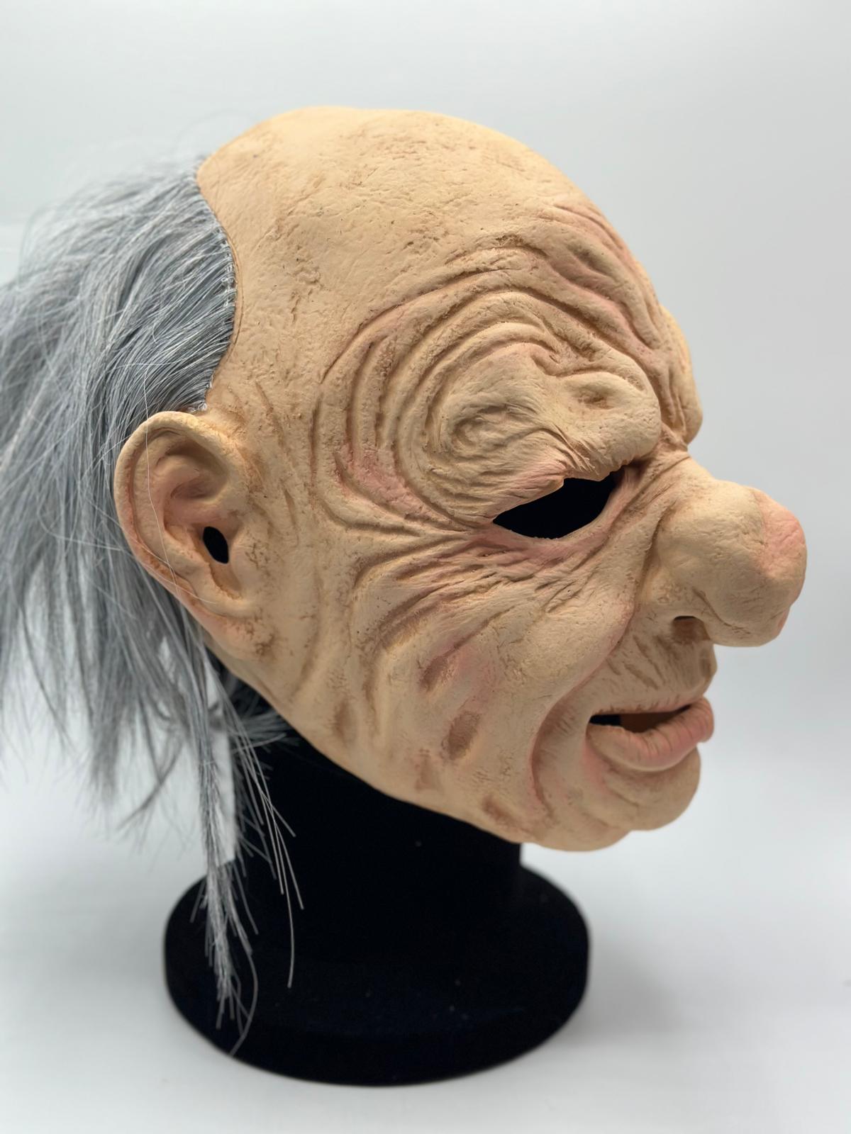 Abraham 50 ans - Masque Abraham - Masque grand-père - Masque vieil homme - Poupée Abraham 50 ans - Masque décoration Abraham