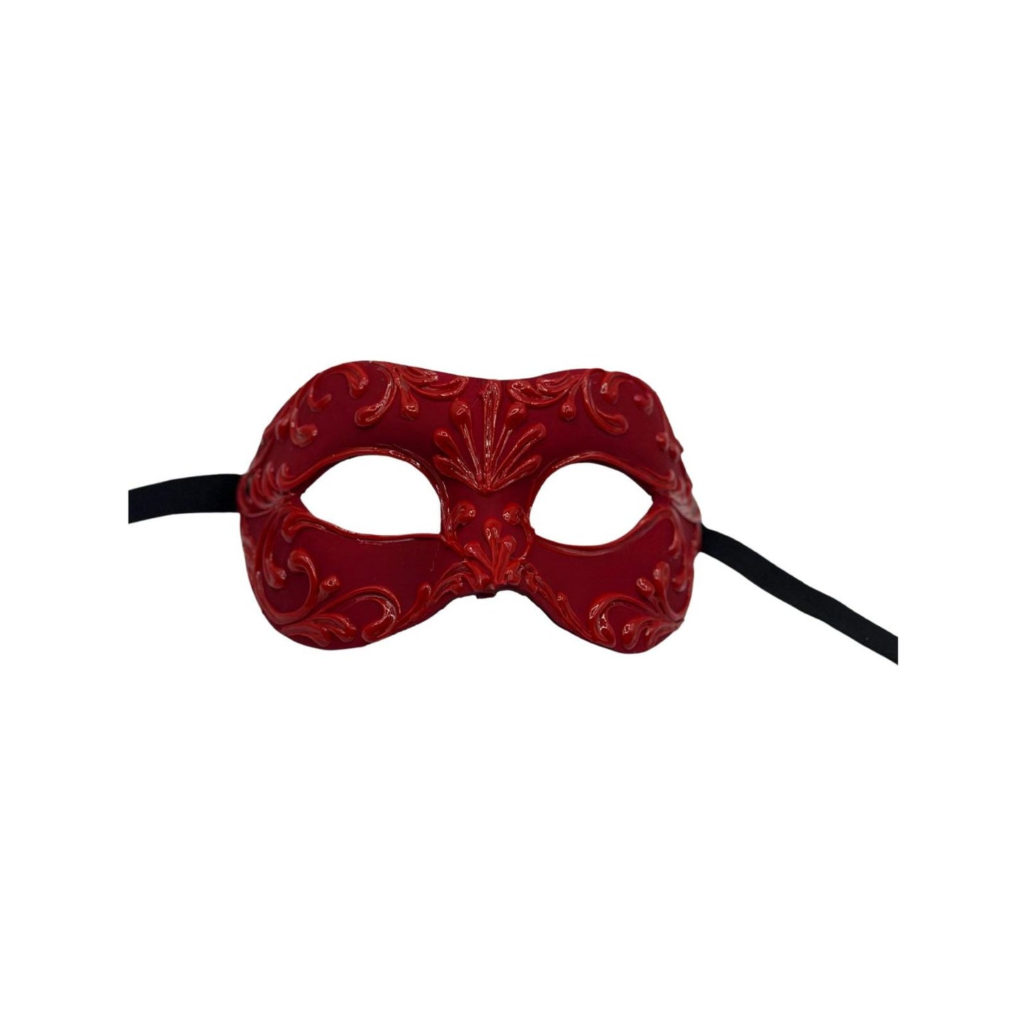 Masque vénitien rouge fait main – Masque baroque pour les yeux pour bal masqué, carnaval et soirée costumée