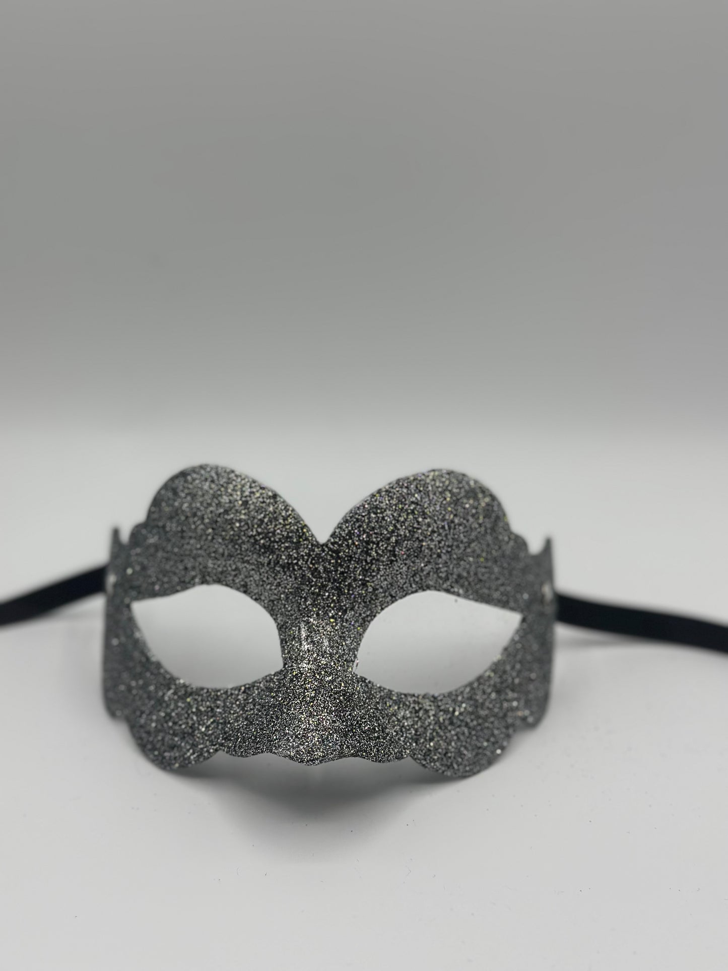 zilver masker glitter - Gemaskerd bal masker zilver