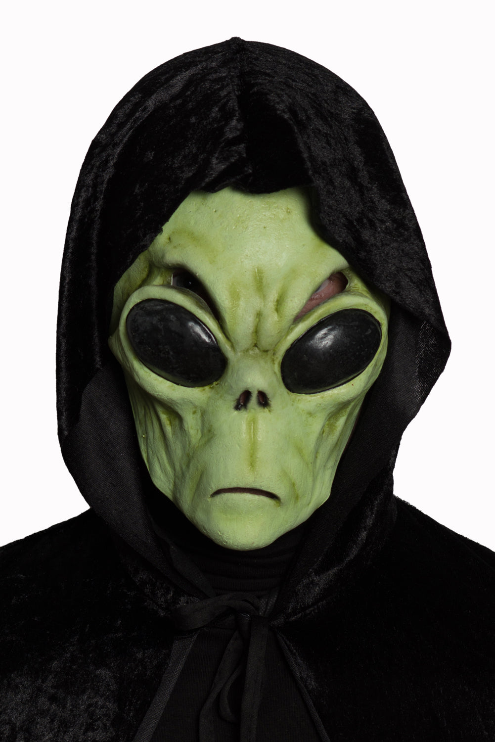 Green Alien Face Mask