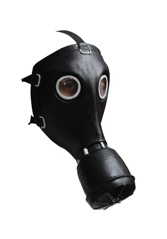 Schwarze Gasmasken-Kostüm – Postapokalyptische Cosplay-Maske