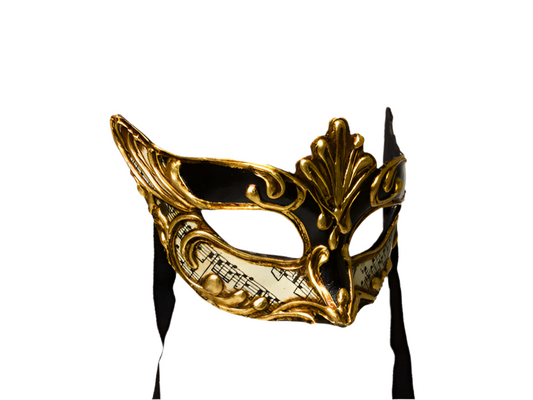 Schwarze Augenmaske