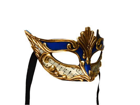 Blauw oogmasker