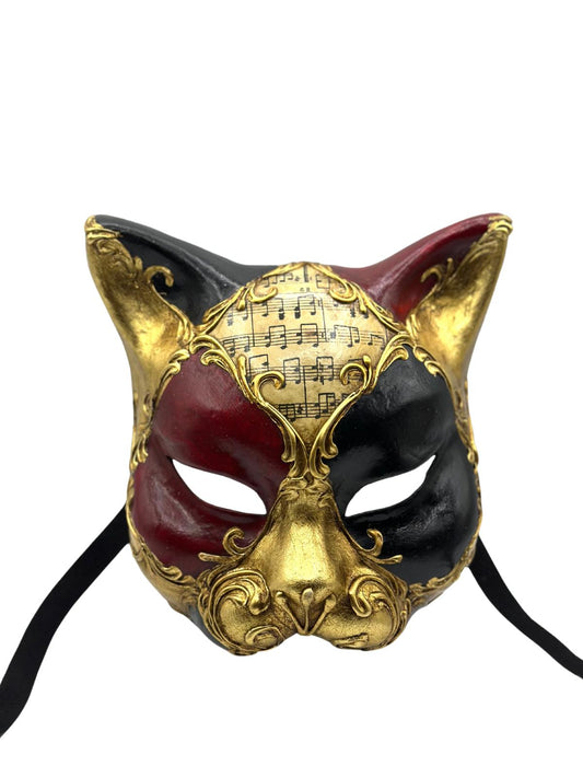 Venezianische Katzenmaske - Maskenmaske Katze