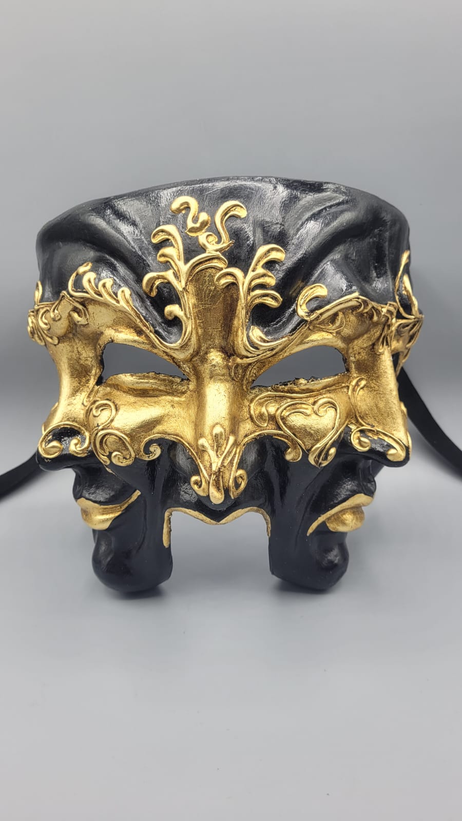 Black & Gold Three Face Mask