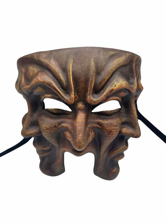 Three Face Mask Leatherlook