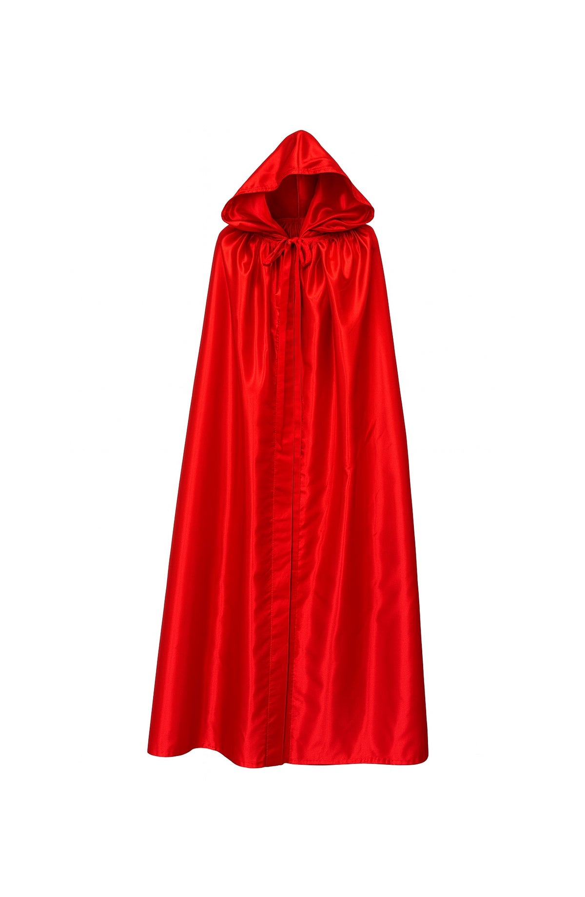 Cape vénitienne à capuche en satin rouge - Cape Halloween rouge