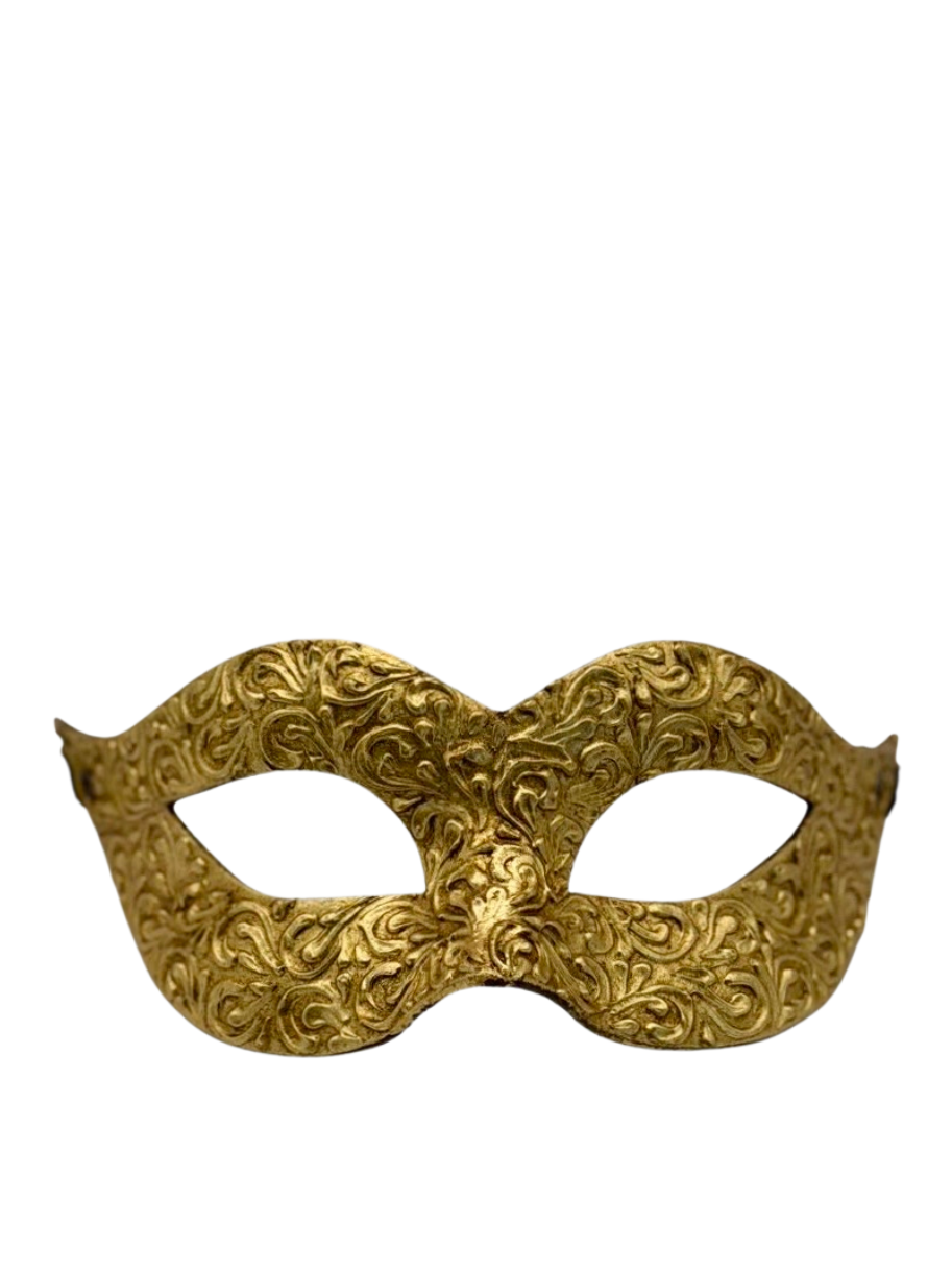 Loup colombina de luxe doré