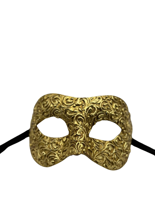 Luxusmaske in Gold – Maskenballmaske