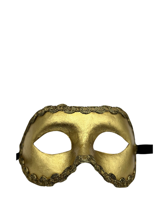 Goldene Party-Maske
