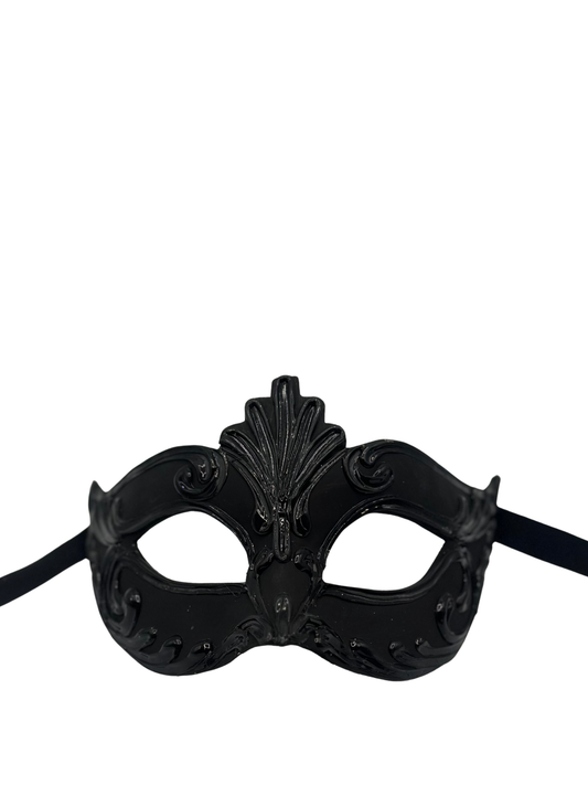 Schwarze barocke Maske
