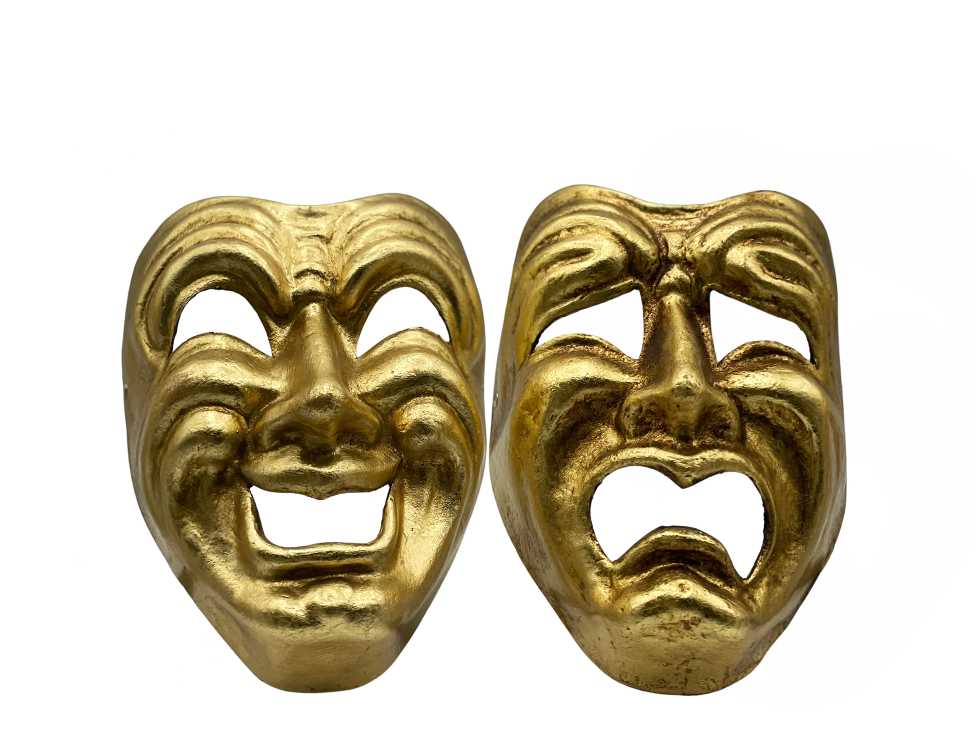 der goldene handschuh maske Set Tragödien- und Komödienmasken in Gold
