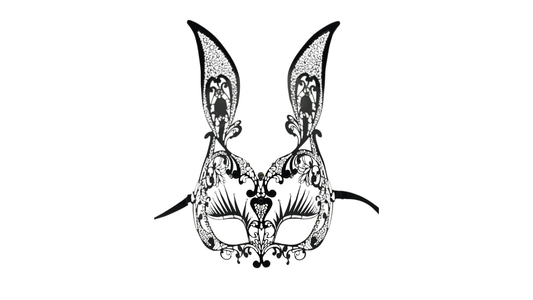 Filigree bunny mask