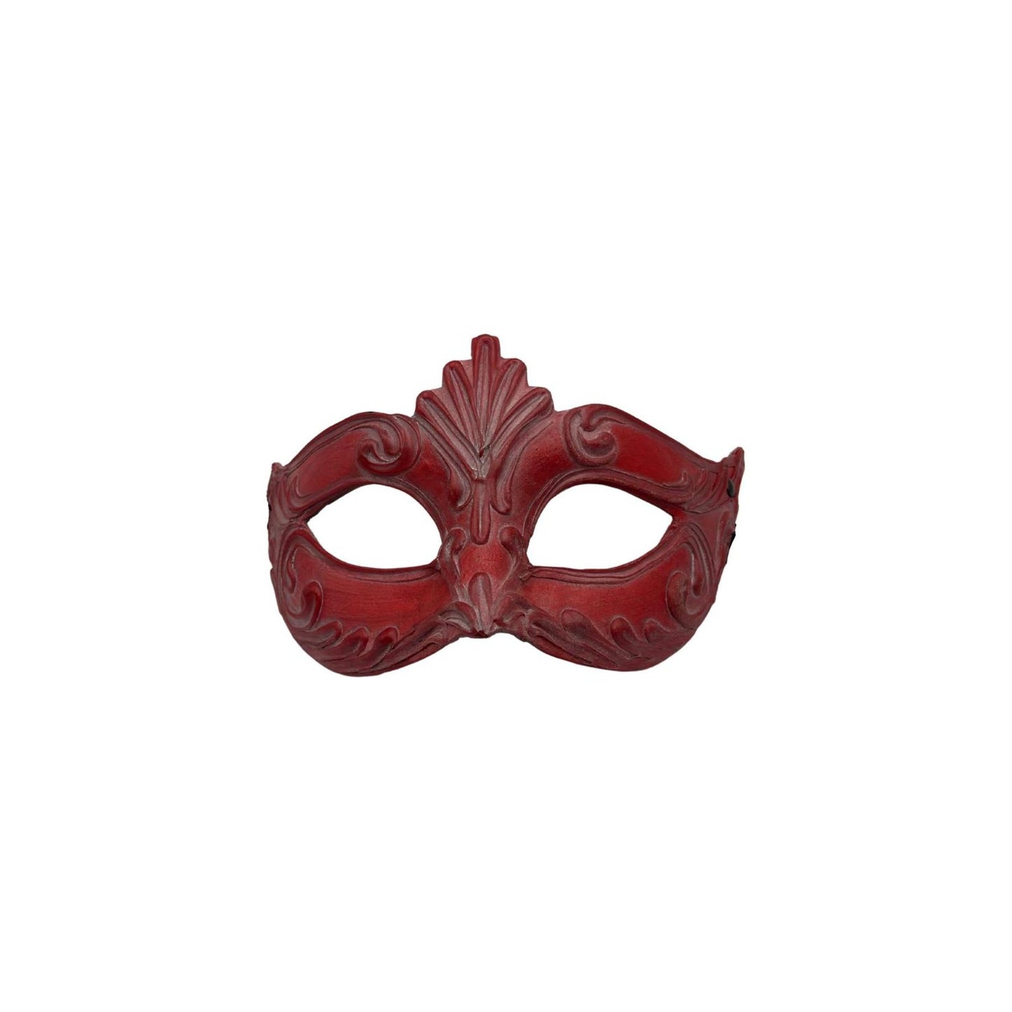 Rood Venetiaans Masker - Handgemaakt Papier-Mâché | Matte Afwerking, Elegant & Uniek