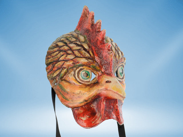 Rooster Ritual Mask Mask of a Roosteri – MaskshopVenice.com