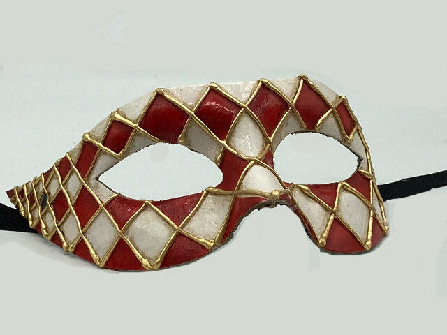 Masque rouge arlecchino