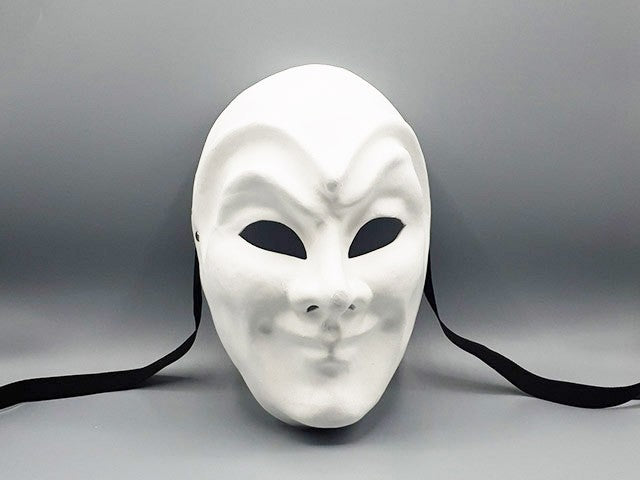 Blanco Maske eines Jokers